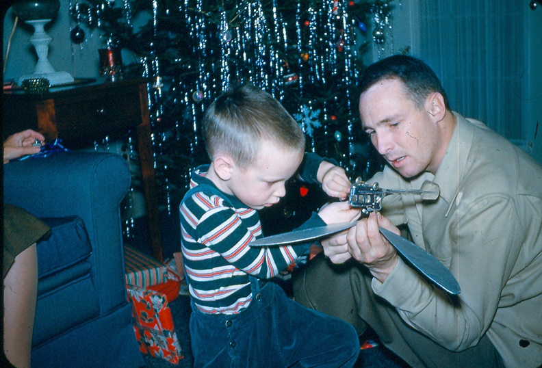 Norman and Son Look at it like now that I after World War Two.jpg