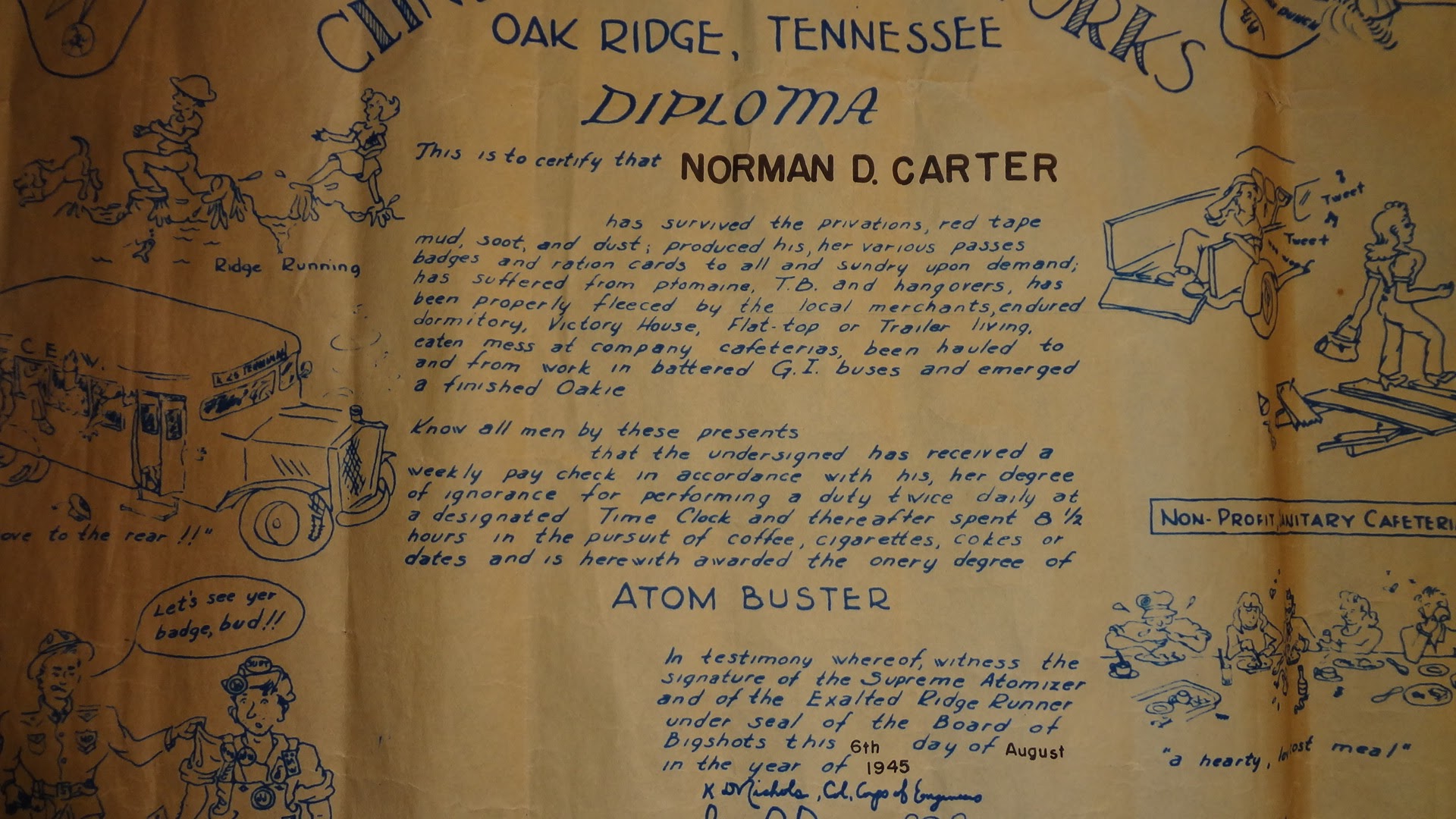 Oak Ridge Manhatten Project Diploma.jpg