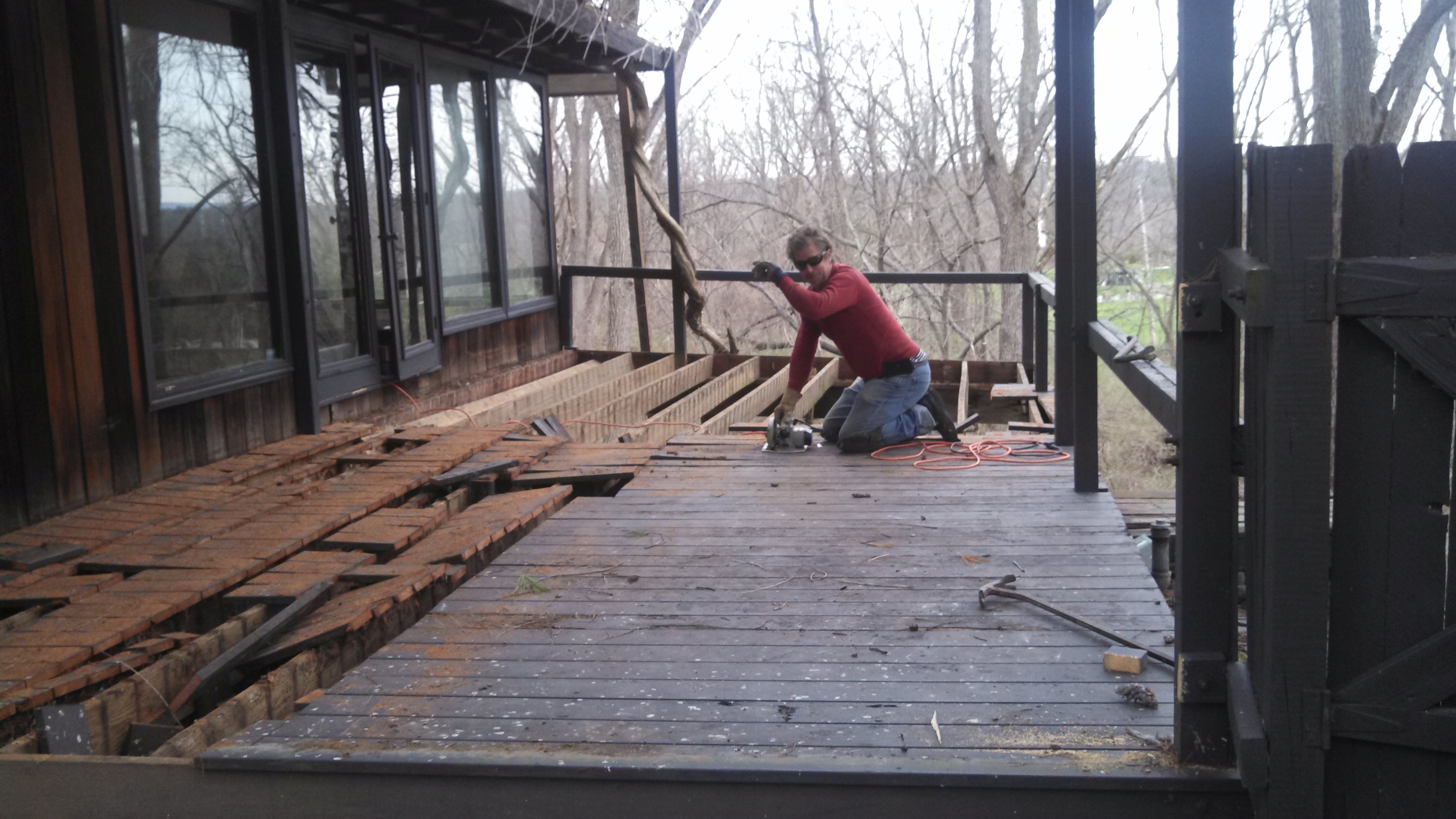 Poughkeepsie  porch rebuild under coonstruction.jpg